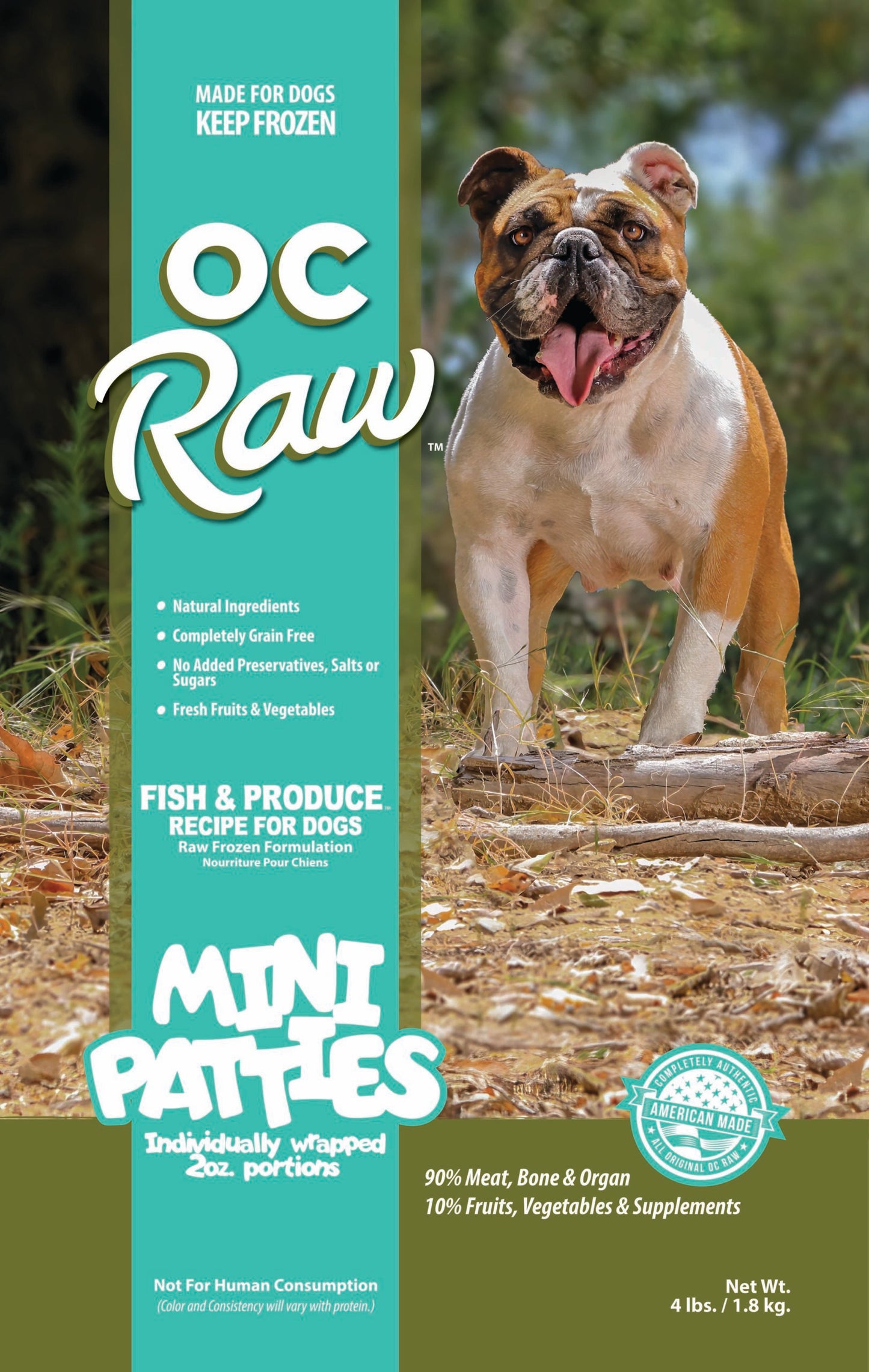 OC Raw Frozen Dog Food