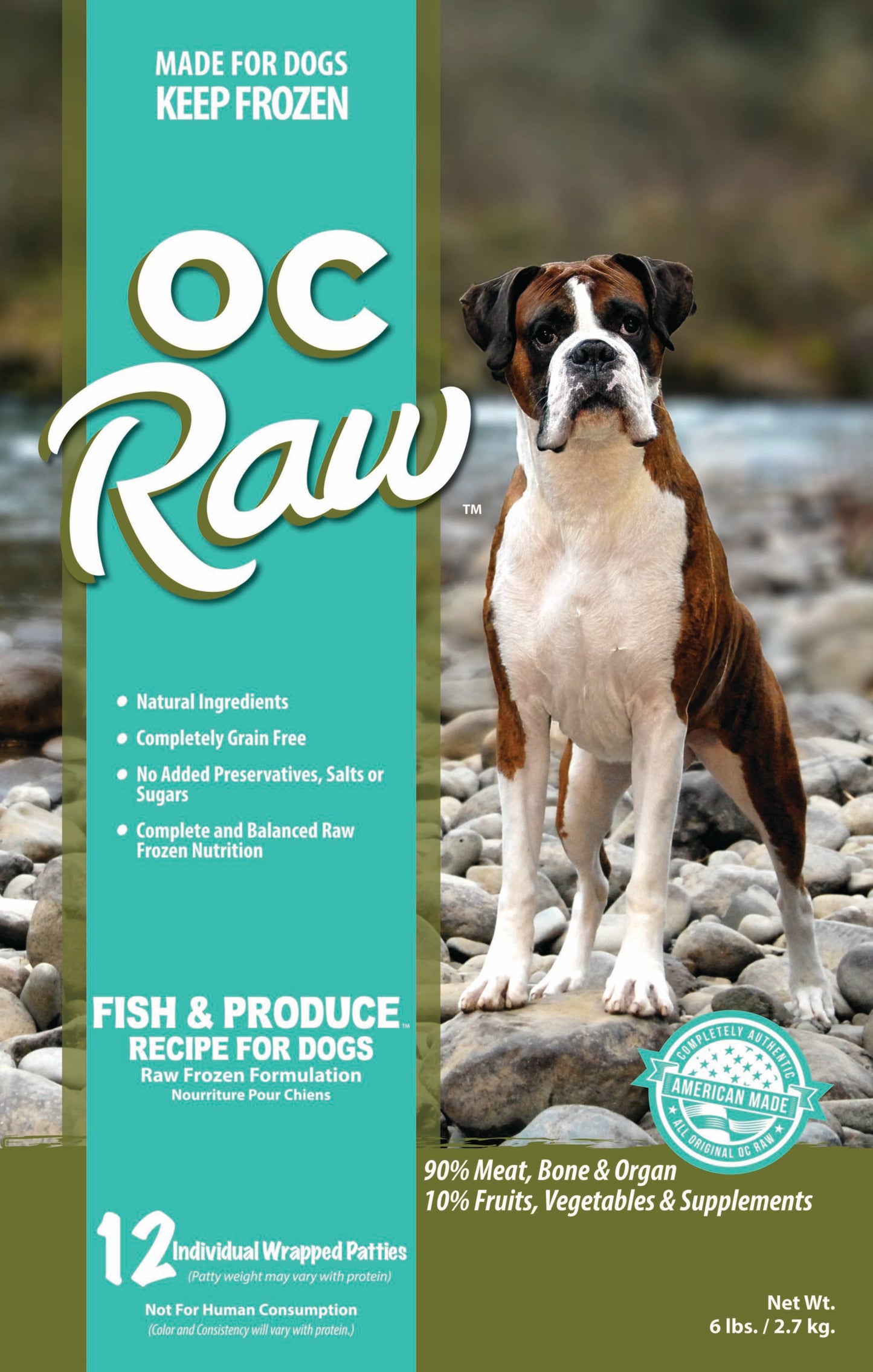 OC Raw Frozen Dog Food