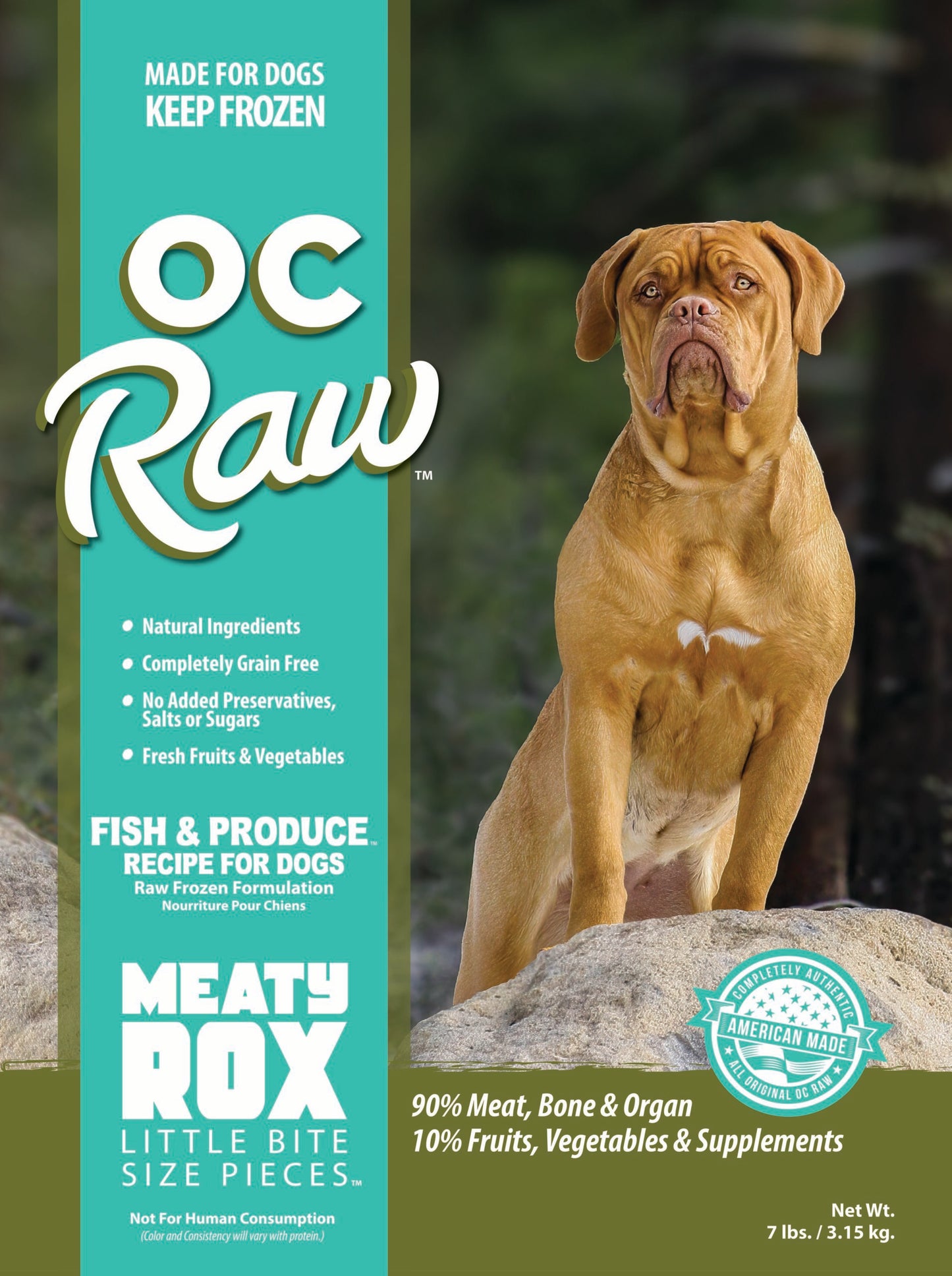 OC Raw Frozen Dog Food