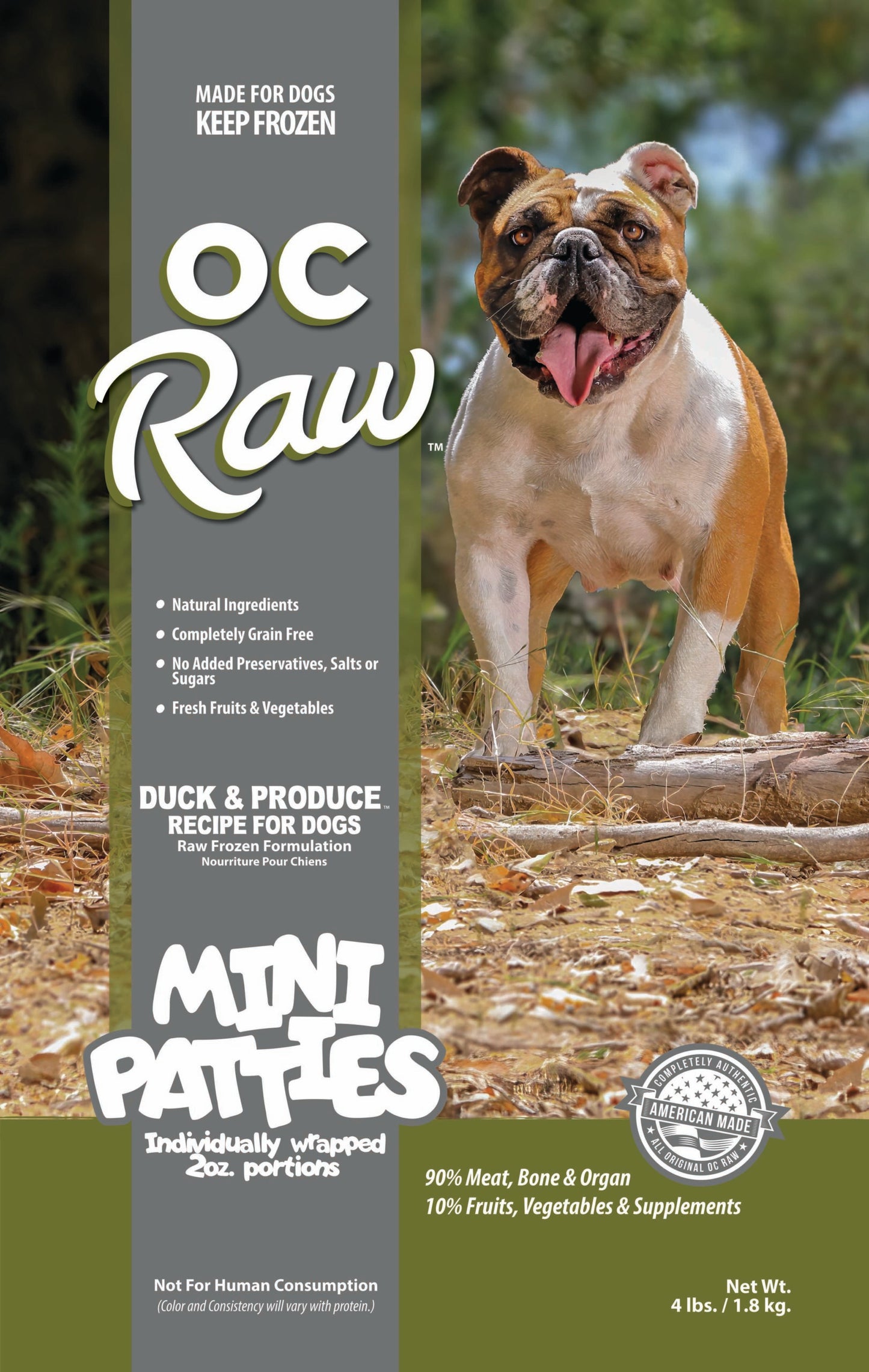 OC Raw Frozen Dog Food