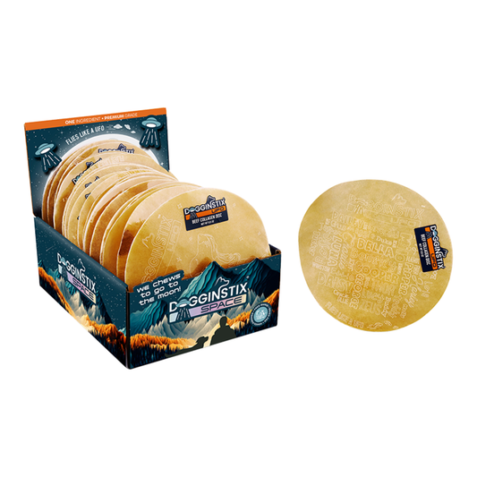 Dogginstix Beef Collagen UFO Disk
