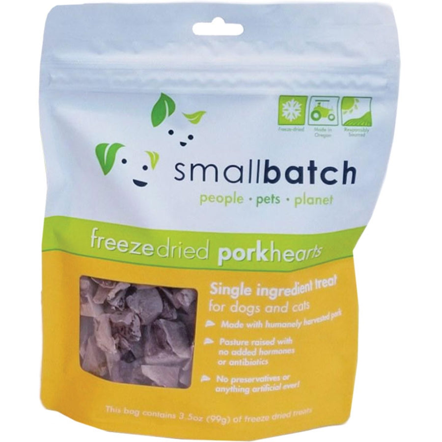 SmallBatch FD Pork Hearts 3.5oz Pouch