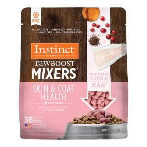 Instinct FZN Raw Dog Boost Mixer - Skin & Coat 1.25lb