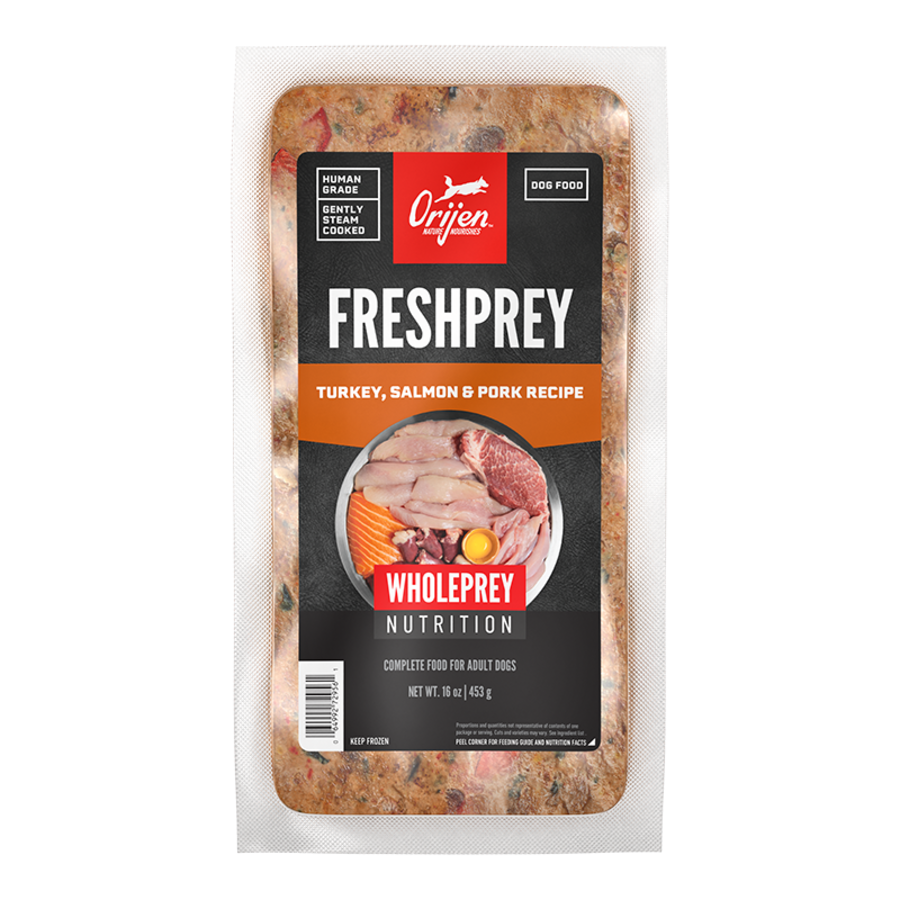 Orijen Freshprey Turkey, Salmon and Pork (16oz)