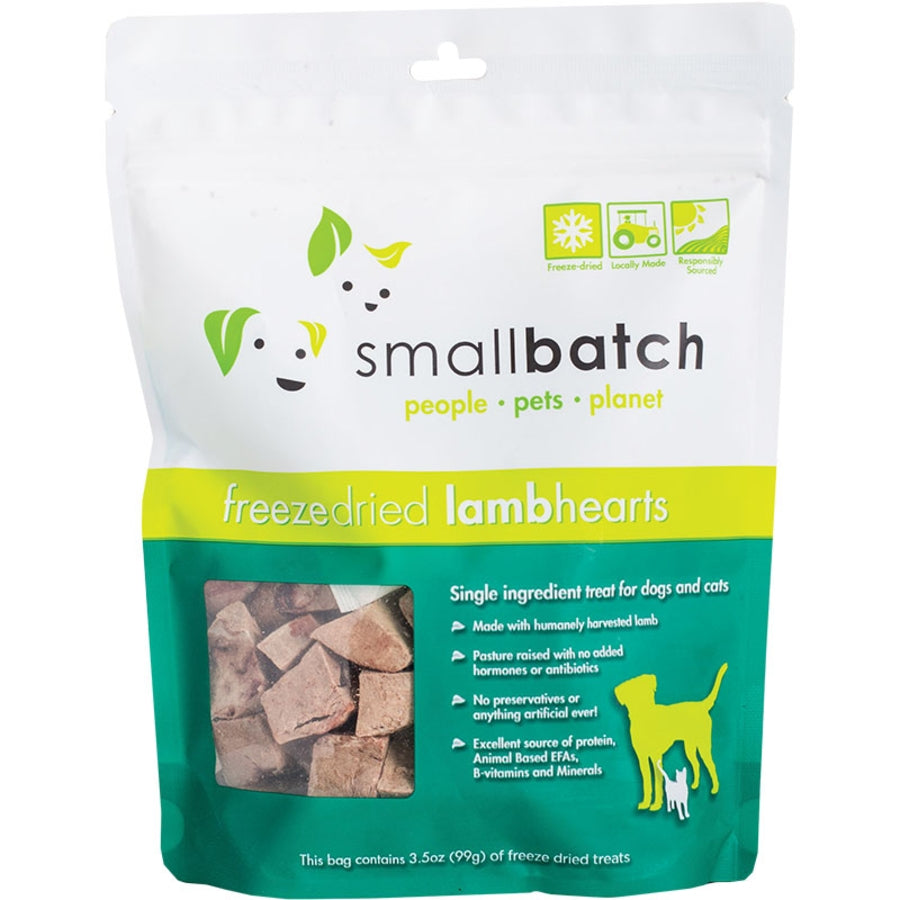 SmallBatch FD Lamb Hearts 3.5 oz Pouch