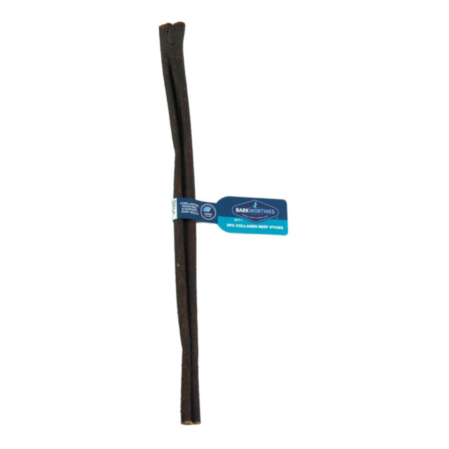 Barkworthies 95% Collagen Beef Stick 12"