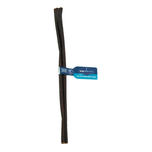 Barkworthies 95% Collagen Beef Stick 12"
