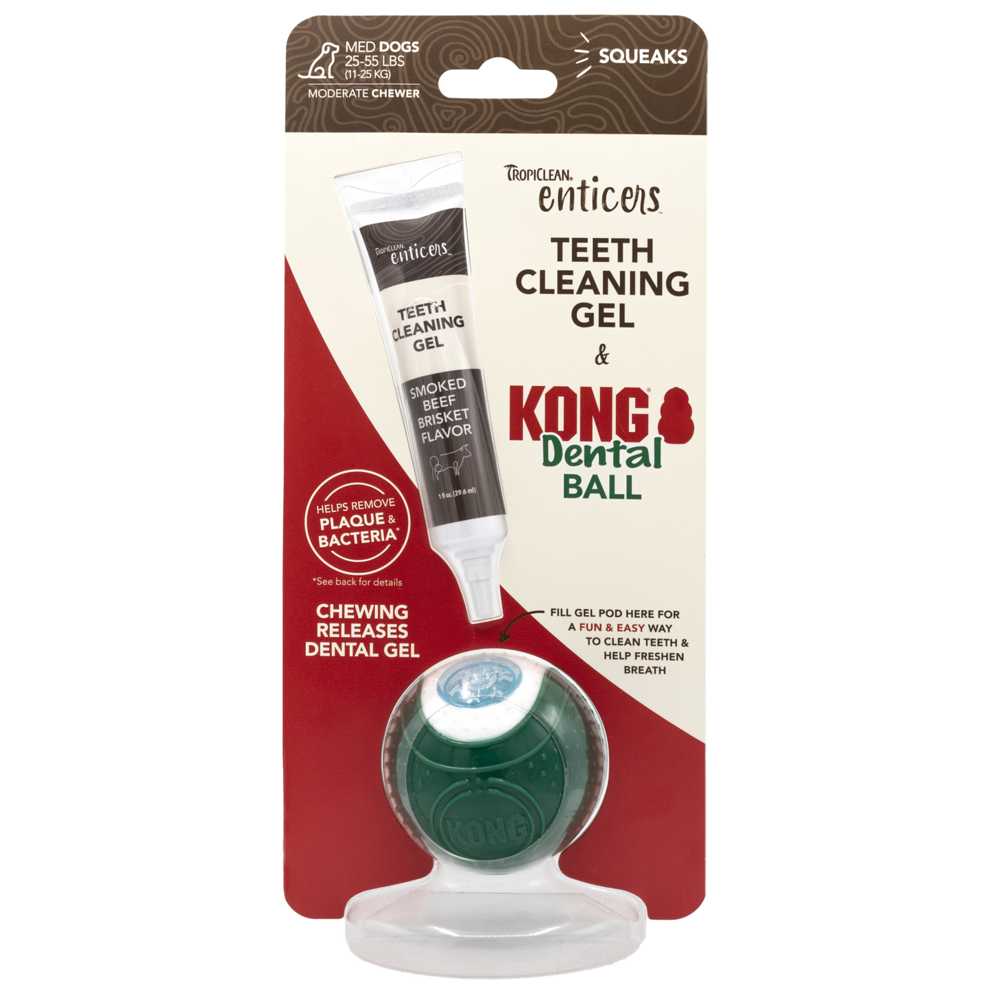 TropiClean Enticers Oral Gel & Kong Dental Ball