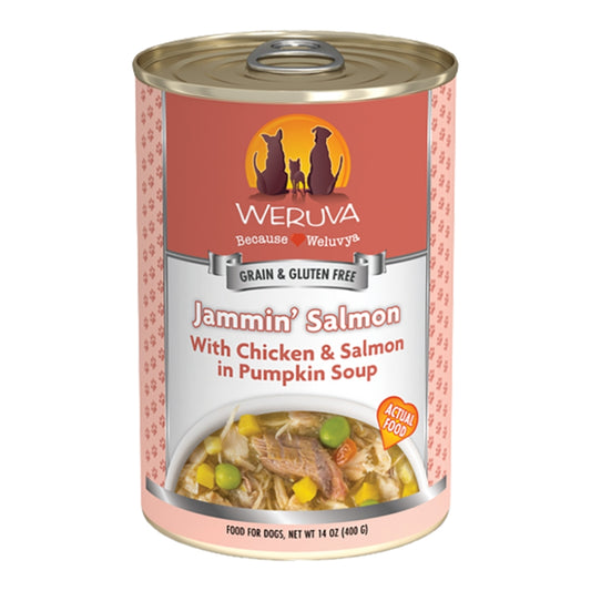 Weruva GF Jammin' Salmon Formula for Dogs 14 oz