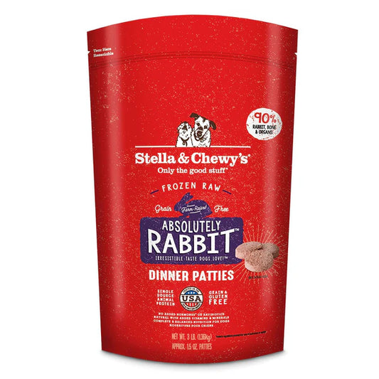 Stella & Chewy's Frozen Absolutely Rabbit Dinner Patties
