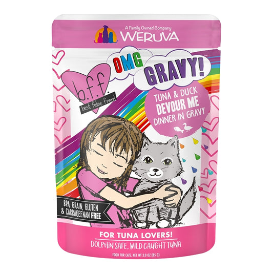 BFF GF Tuna & Duck Devour Me Recipe in Gravy for Cats 3oz