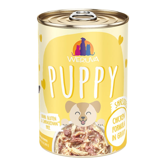 Weruva Puppy Shredded Chicken in Gravy (14oz)