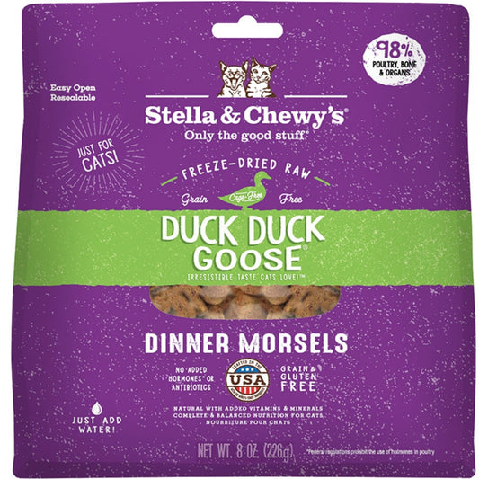 Stella & Chewy's FD Duck Morsels for Cats 8 oz