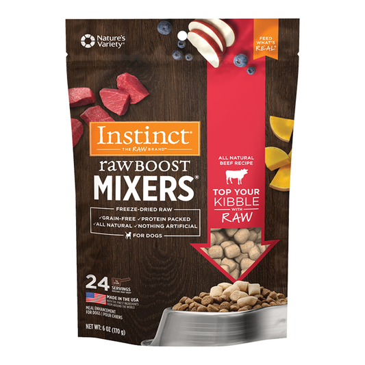 Instinct FD Raw Dog Boost Mixer - Beef 6 oz