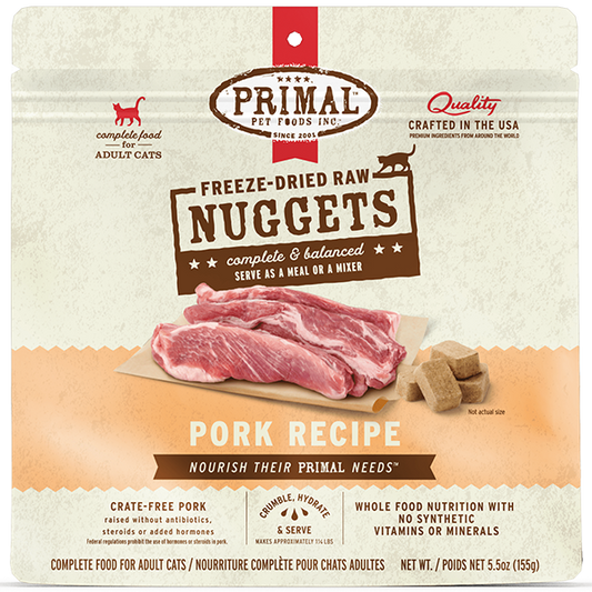 Primal GF FD Beef & Salmon Nuggets for Cats 14 oz
