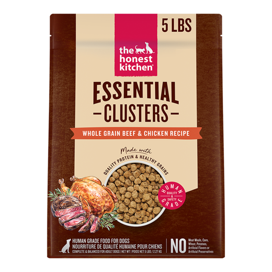 The Honest Kitchen Essential Clusters Whole Grain Beef & Chicken  5lb