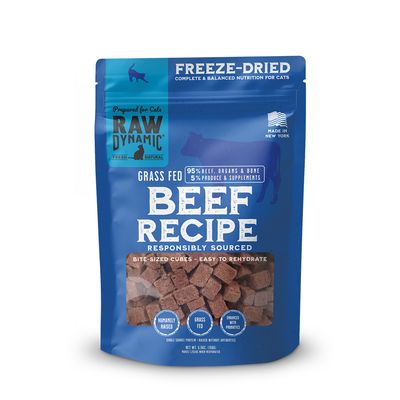 Raw Dynamic FD Cat Food 5.5 oz - Beef