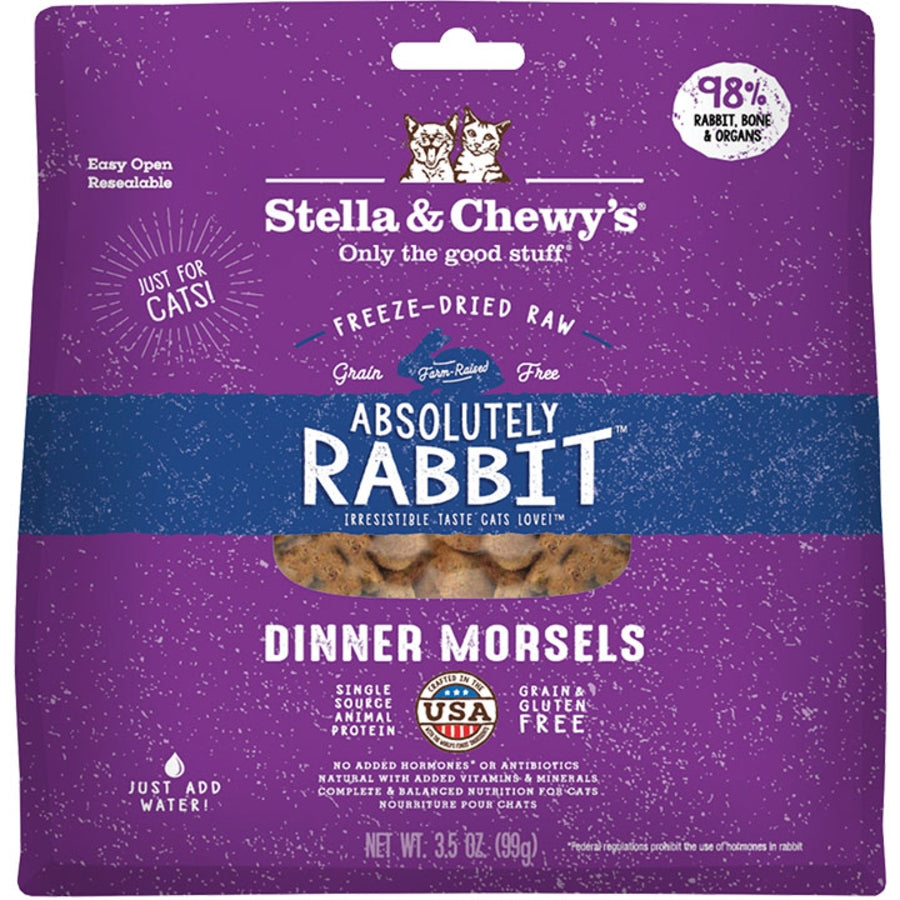 Stella & Chewy's FD Rabbit Morsels for Cats 3.5 oz