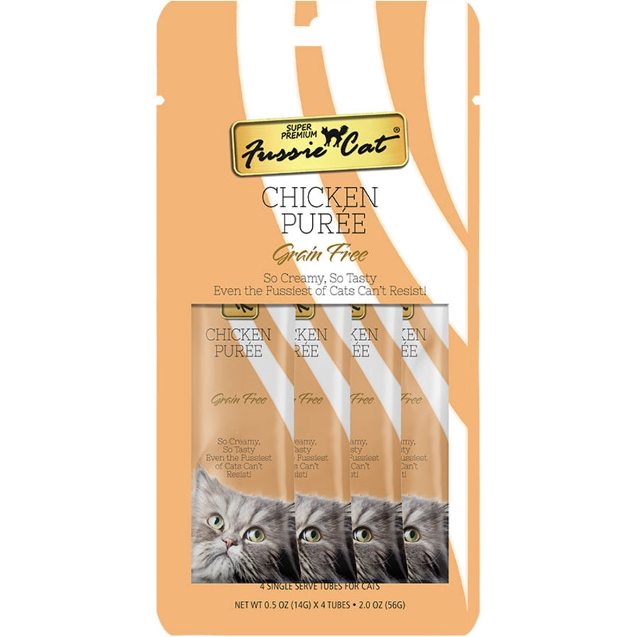 Fussie Cat Puree Treats in Goat Milk