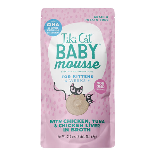 Tiki Cat Baby Mousse Chicken and Tuna (2.4oz)