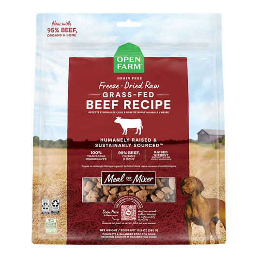 Open Farm FD Raw Morsels for Dogs 13.5oz -  Beef