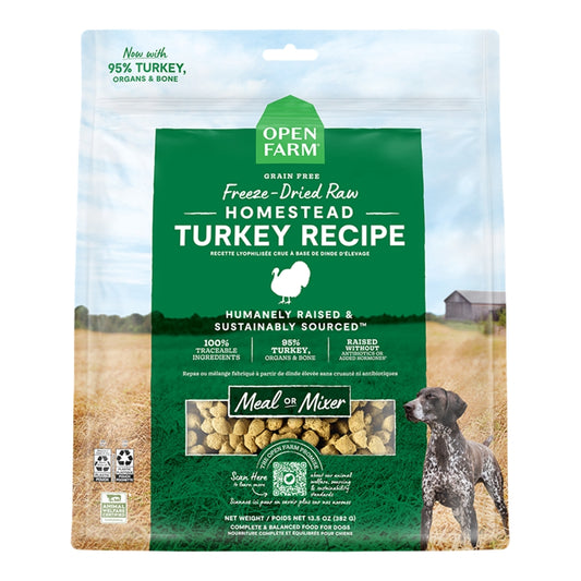 Open Farm FD Raw Morsels for Dogs 3.5oz - Turkey