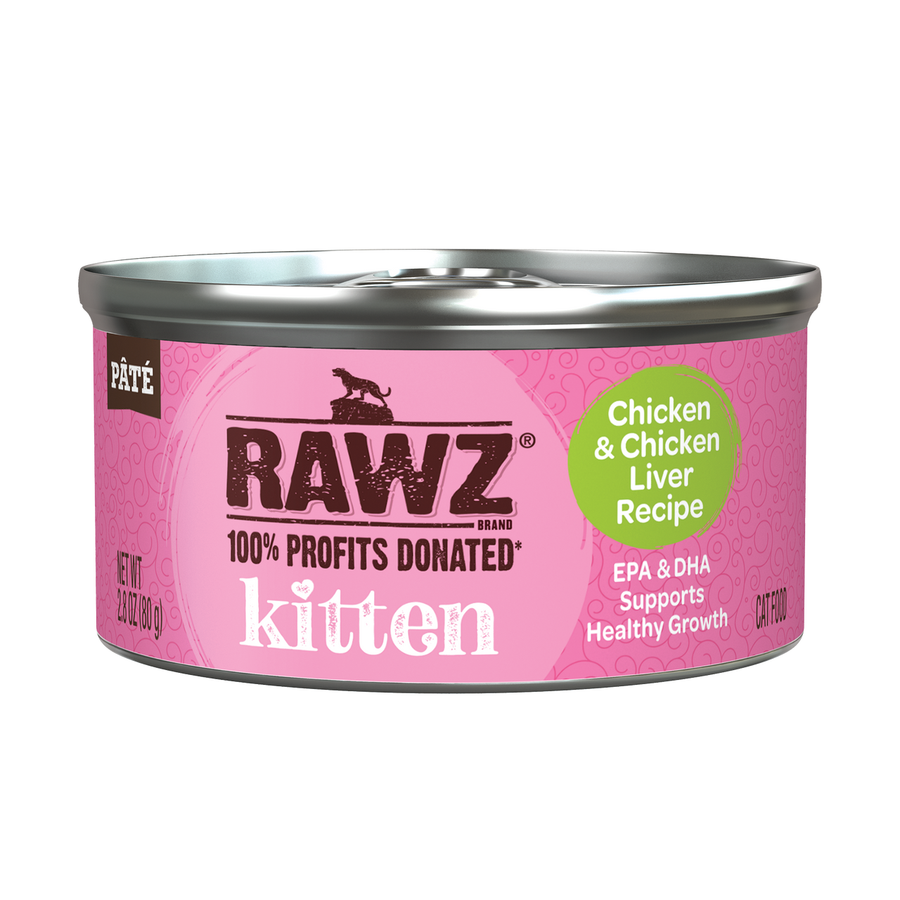Rawz Kitten Wet Food (2.8oz)