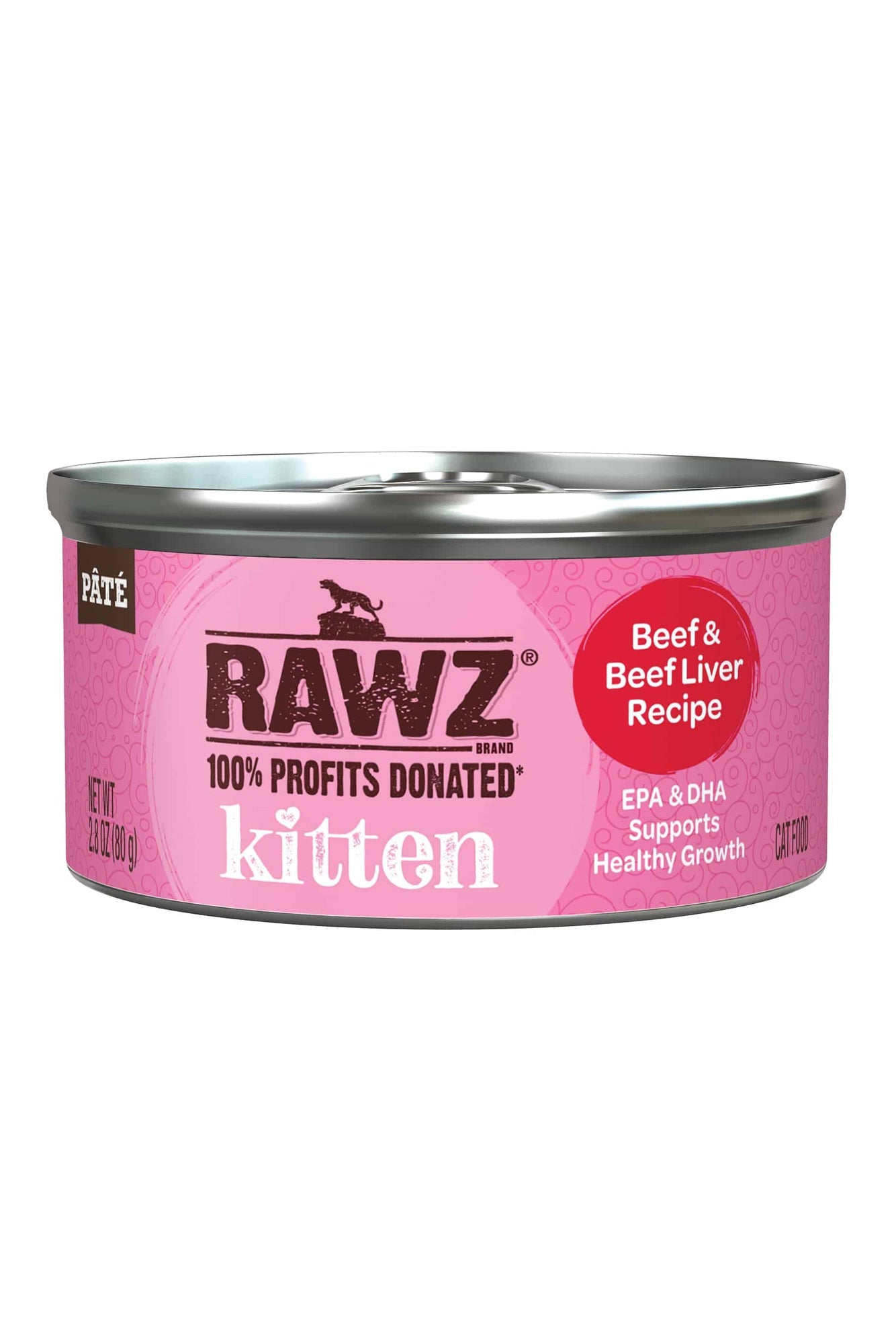Rawz Kitten Wet Food (2.8oz)