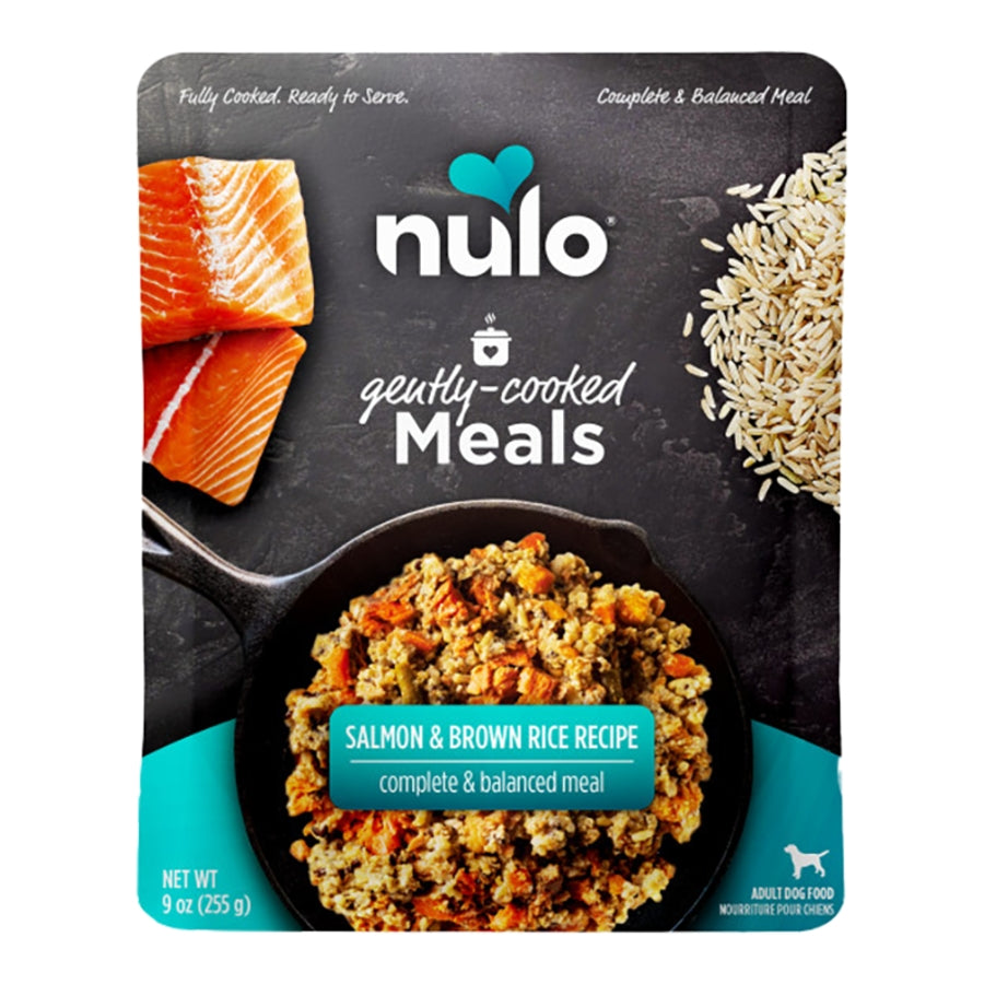 Nulo Gently-Cooked Meals for Dogs - Salmon/Brown Rice 9 oz