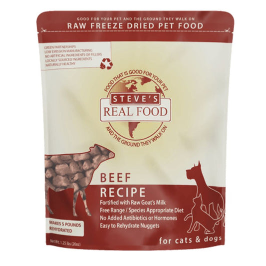 Steve's Real Food FD Formula for Dogs - Beef 20oz