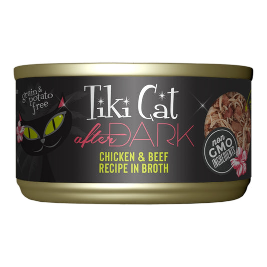 Tiki Cat After Dark Chicken and Beef Recipe in Broth (2.8 oz)