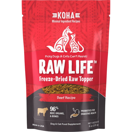 Koha Dog FD Raw Topper - Beef 8oz