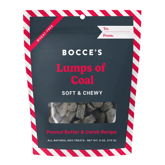 Bocce's Bakery Lumps of Coal Treats for Dogs 6 oz