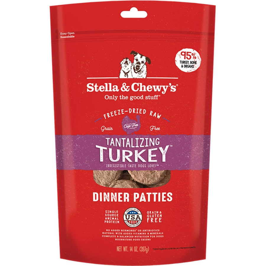 Stella & Chewy's Dog FD Turkey Patties 14 oz