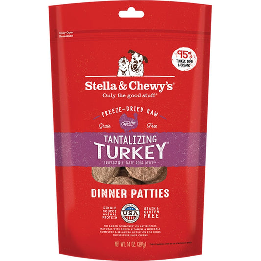 Stella & Chewy's Dog FD Turkey Patties 14 oz