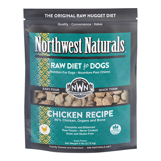 NW Naturals FZN Nugget Dog Chicken 6lb
