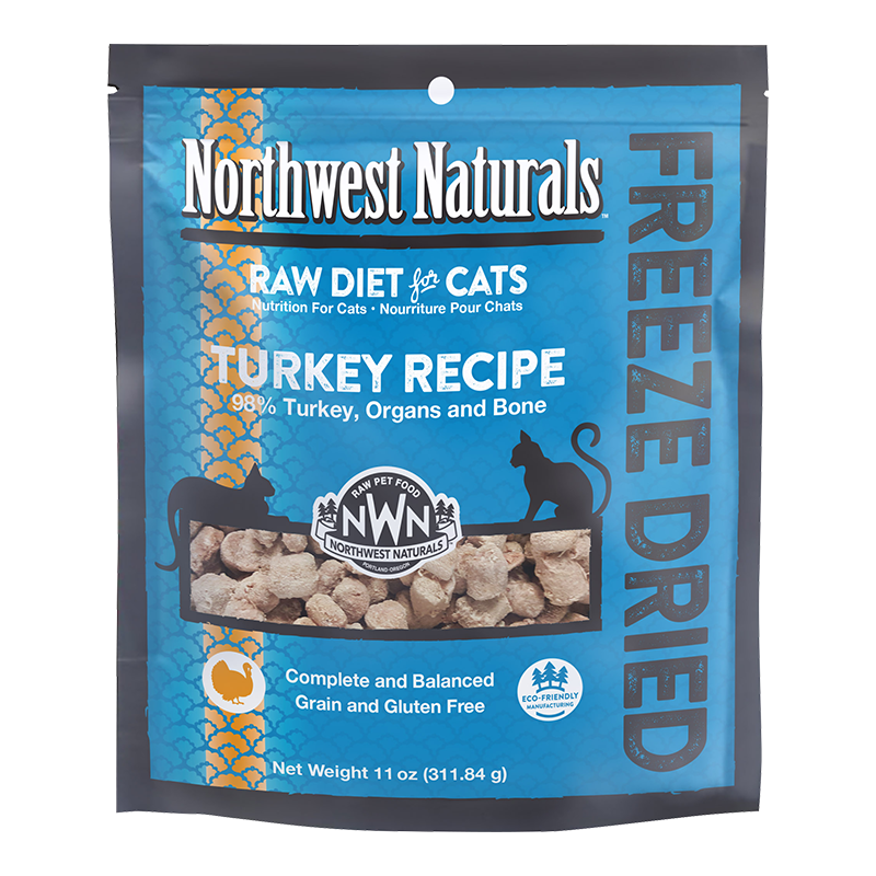 NW Naturals FD Turkey Recipe for Cats 11oz