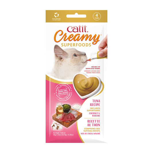 Catit Creamy Superfood Tuna w/ Coconut 4 pack