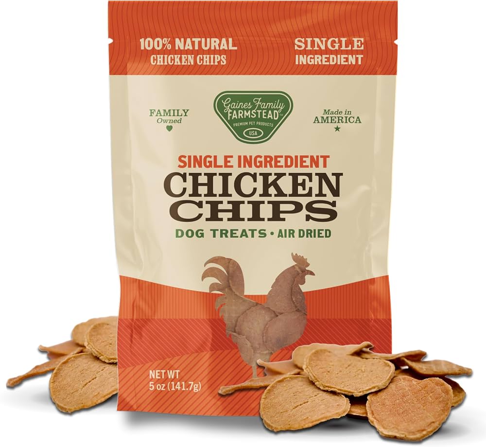 Gaines Family Farmstead Chicken Chips Dog Treats – 5oz