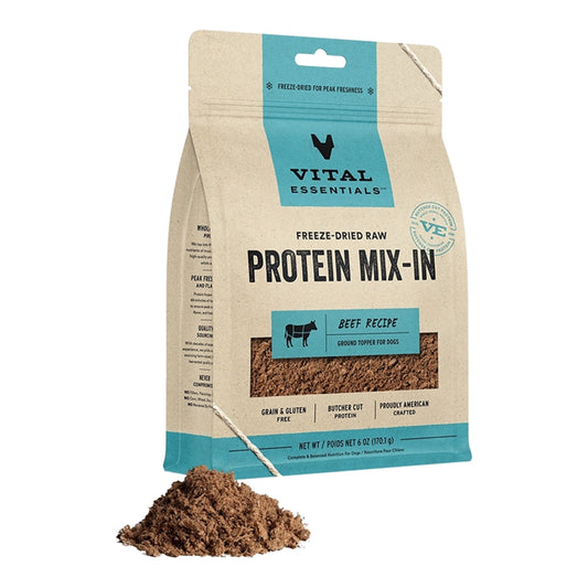 Vital Essentials FD Toppers for Dogs & Cats 6oz - Beef