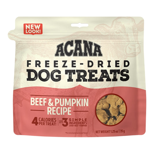 Acana Beef & Pumpkin Formula Dog Treats 1.25 oz