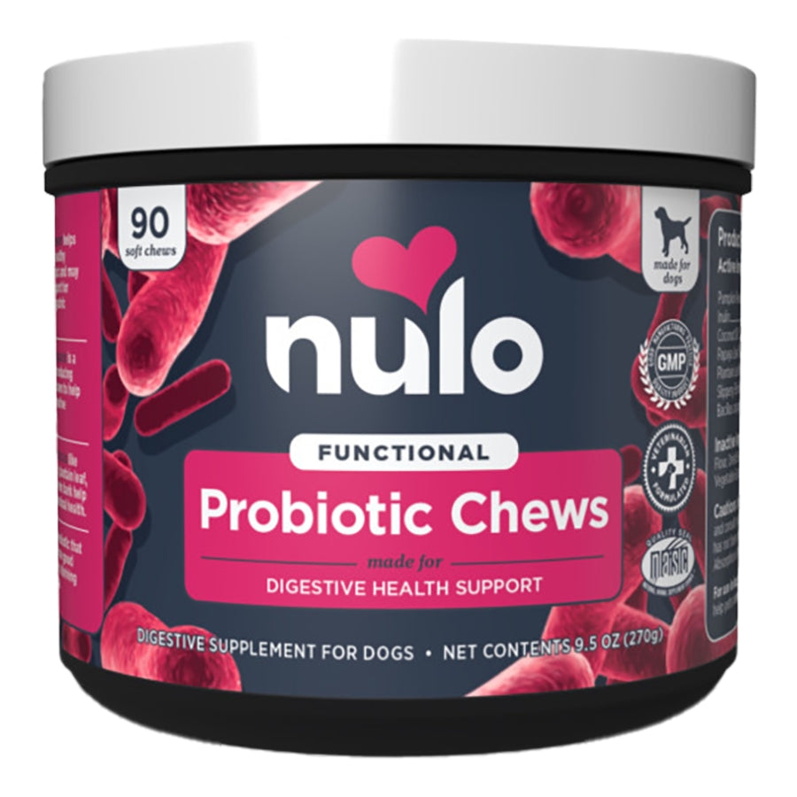 Nulo Functional Soft Chew for Dogs 9.5oz - Probiotic