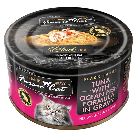 Fussie Cat Tuna with Ocean Fish in Gravy (2.47oz)