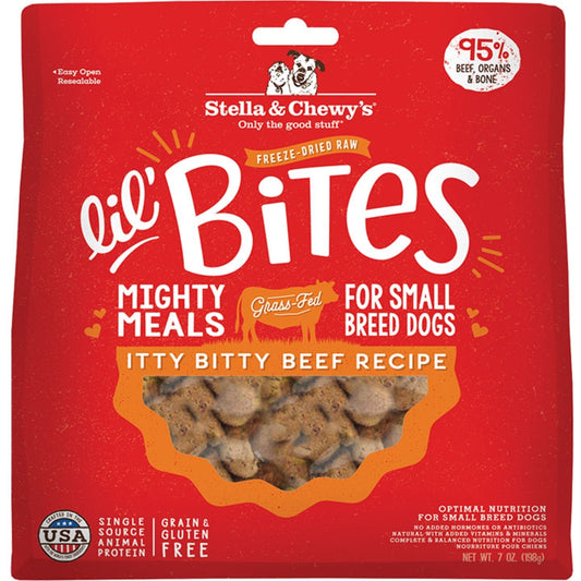Stella & Chewy FD Lil' Bites for Dogs 7oz - Beef