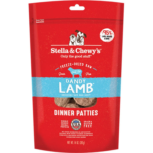 Stella & Chewy's Dog FD Dandy Lamb Patties 14 oz