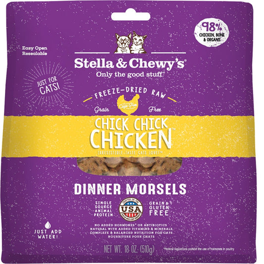 Stella & Chewy's Chicken FD Morsels for Cats 18 oz