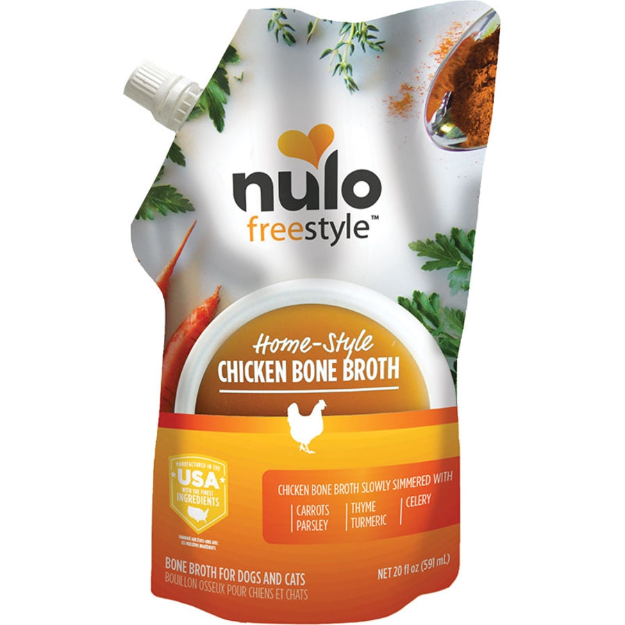 Nulo Freestyle Organic Chicken Bone Broth for Dogs & Cats