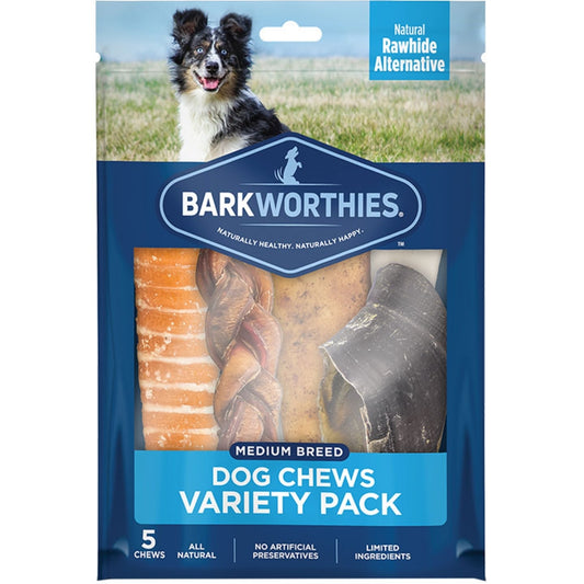 Barkworthies Medium Dog Variety Pack