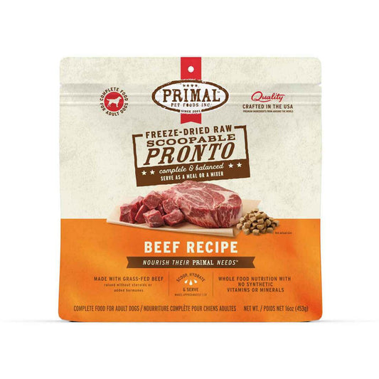Primal Freeze-Dried Pronto Beef Formula 16oz