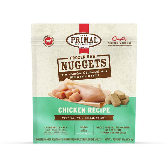 Primal Canine FZN Chicken Formula 3lb Bag